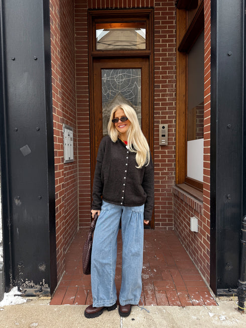 Coco Cutie Cardigan // Chocolate